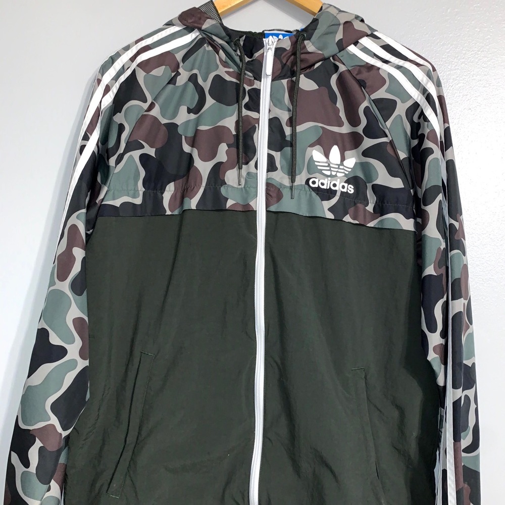 Adidas Camouflage Windbreaker